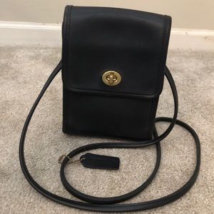 Vintage Coach Purse—Black